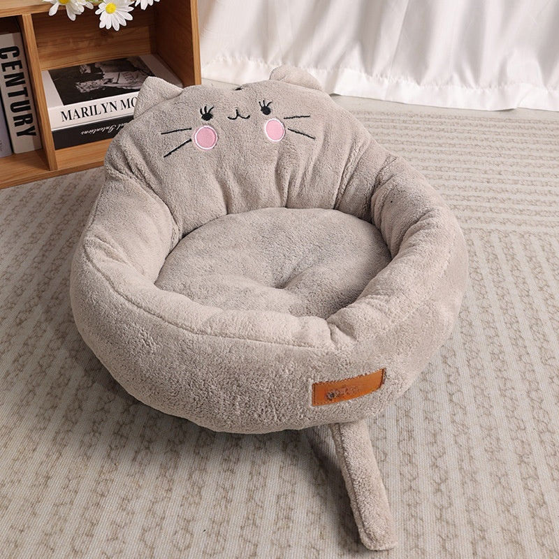 Big And Small  Trending Cartoon Pet Bed Dog Bed Cat Nest