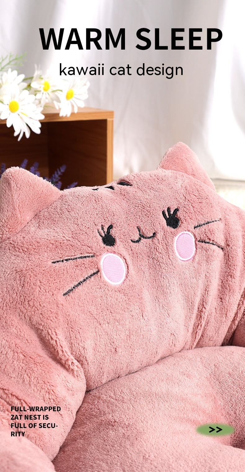 Big And Small  Trending Cartoon Pet Bed Dog Bed Cat Nest