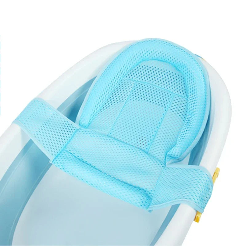 Baby Bath Mat Newborn T-Net Adjustable Newborn Net Protector Bath Accessories Baby Products Foldable Bath And Shower