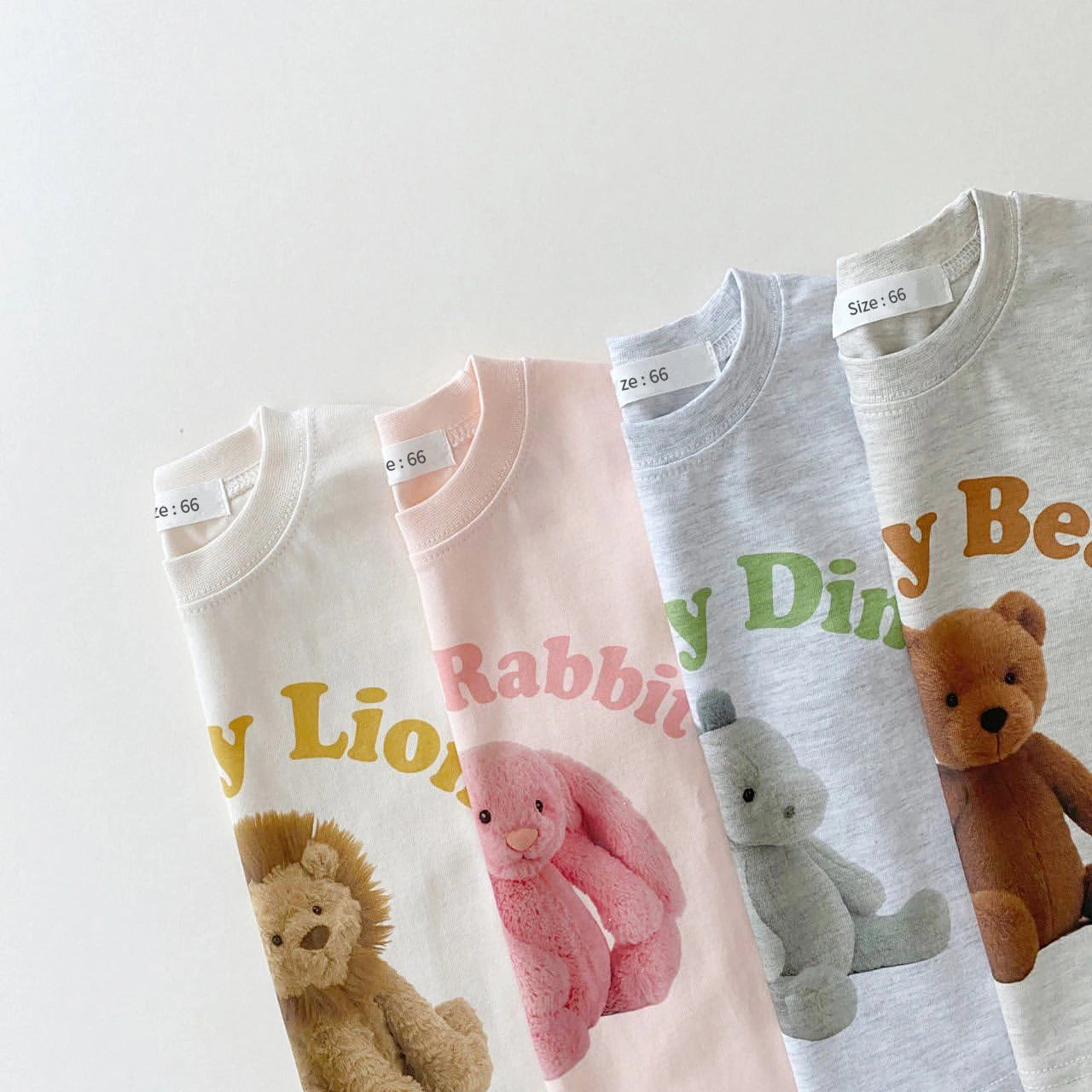 2024 Korean Summer Baby Boy Romper Outfit Organic Cotton Bear Print T shirts Romper 3month Infant Clothing Baby Girl Bodysuit