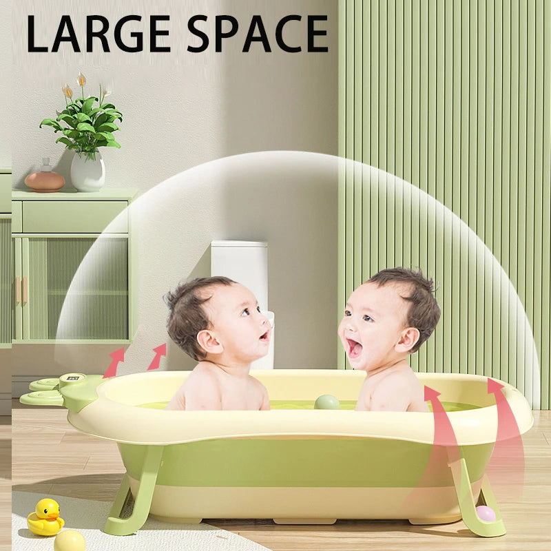 Baby Folding Tub Baby Tub 0-6 years old Large size Newborn Baby Products Bath Seat Bathtub Children's Baby Shower Tub Wash basin