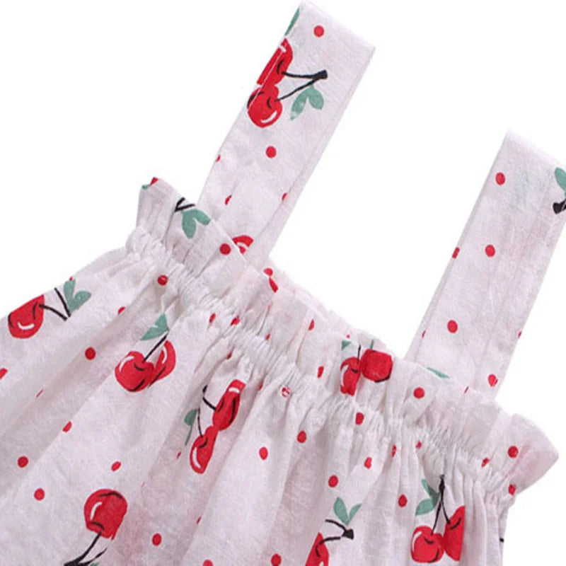 Lawadka Summer Thin Newborn Baby Clothes For Girls Set Print Mini Dress And PP Shorts 2Pcs Set Infant Baby Clothing Outfit 2024