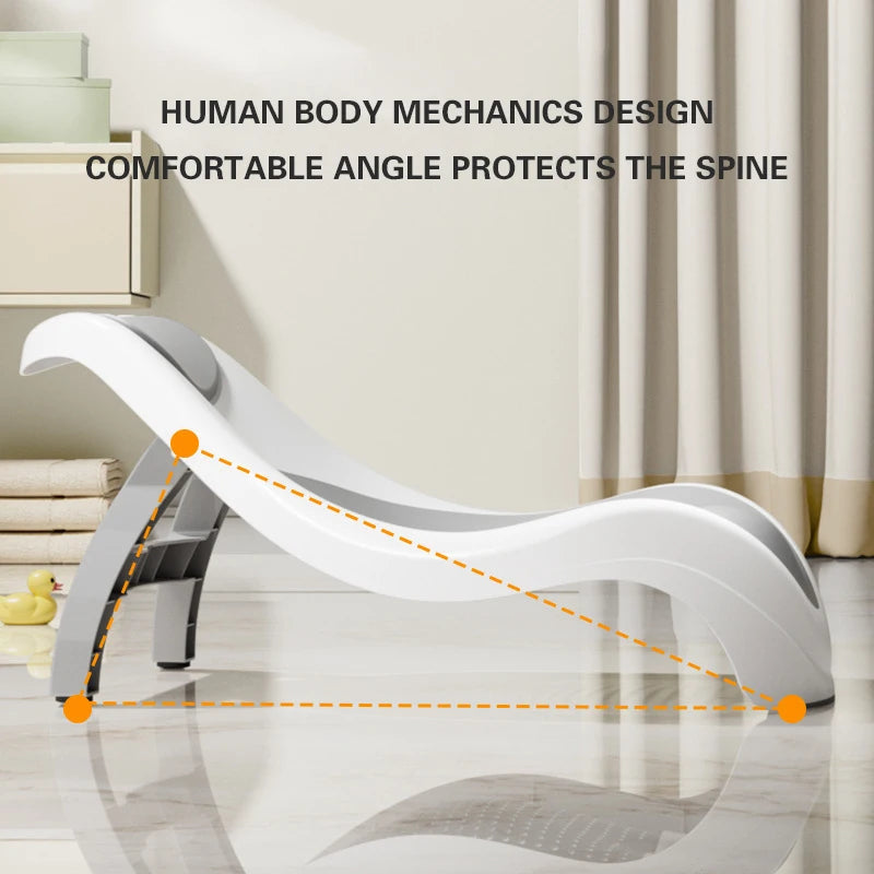 2024 Folding Baby Bath Tub Portable Baby Shower Tubs With Temperature Sensing Non-slip Cushion Newborn Bathtub Safe Kids Bathtub