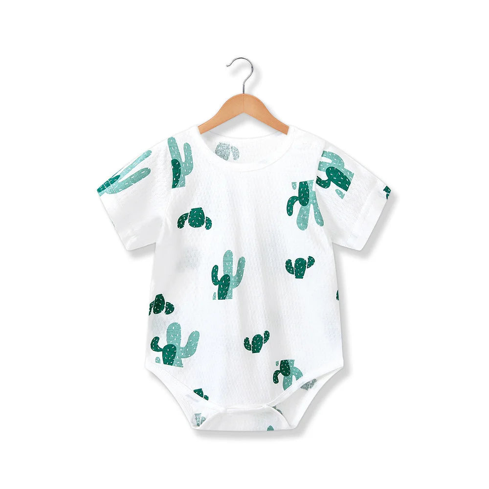 Cartoon Summer Baby Bodysuits Body Baby Boy Girl Clothing Sets Newborn Short Sleeve Baby Clothes Products Jumpsuit Unisex 0-12M